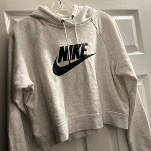 White Nike hoodie
